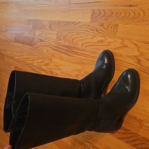 Tall black boots